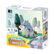 Wolf - Halftoys Diorama toy by Brainstorm 3+