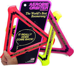 Aerobie Orbiter Boomerang Frisbee