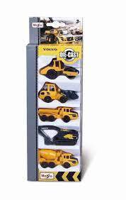 Volvo Construction 5 Pack Set By Maisto 3+