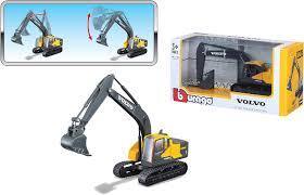 Burago Volvo Excavator Die Cast 1/50 3+