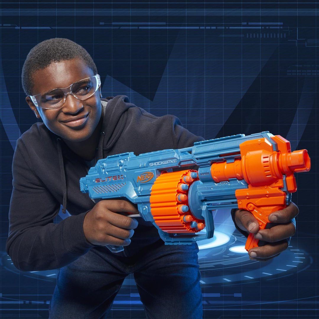 Nerf Elite 2.0 Shockwave RD-15 Blaster 8+