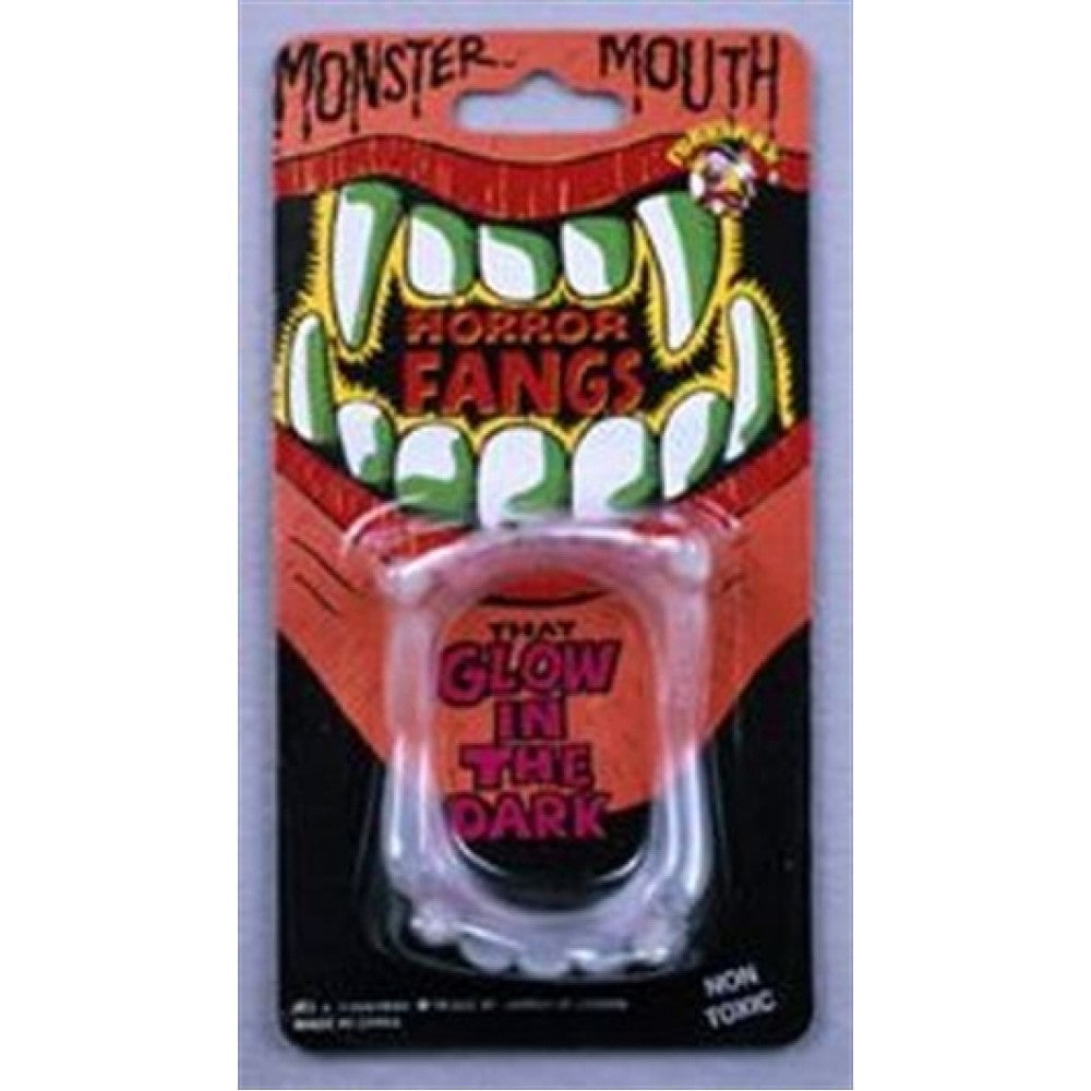 Glow In The Dark Monster Teeth Horror Fangs 5+