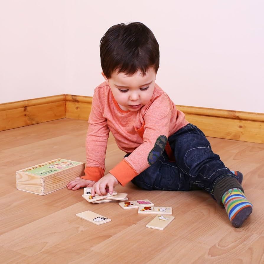 First Farm Dominoes by Big Jigs Toys BJ736 12m+