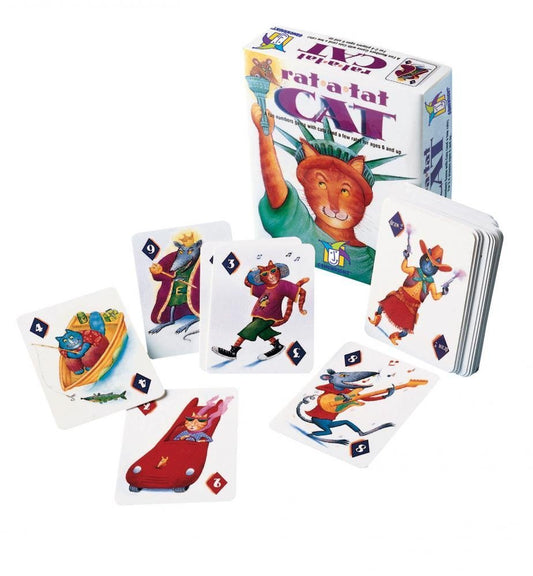 Rat-a-Tat Cat Card Game by Gamewright 6+