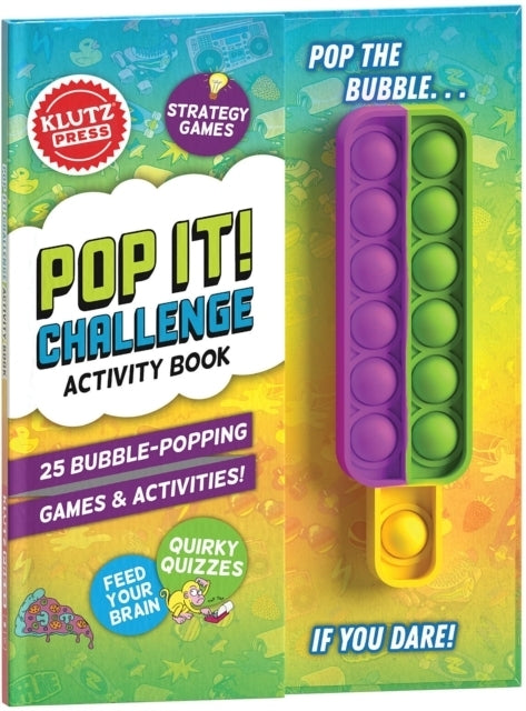Pop It! Challenge Activity Book by Klutz 6+ Childrens Games