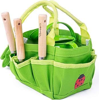 Tote Bag with Set of Gardening Tools by Big JIgs Toys BJ279