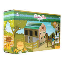 Lottie Dolls Sles Wooden Stables Playset LT074 3+ by Arklu