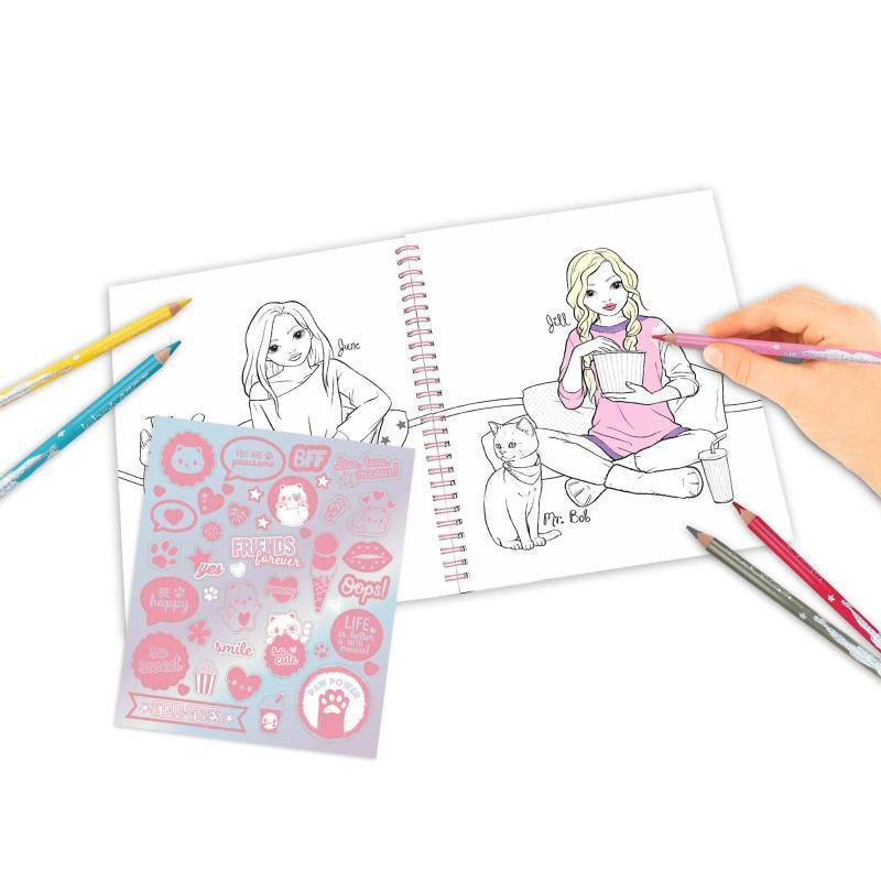 TOPModel Colouring Book - CUTIE STAR 412434_A