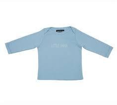 Pale Blue Little Man Baby T-Shirt By Bob And Blossom