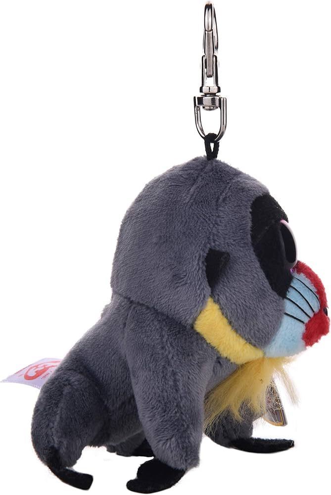 Wasabi the Baboon Key Clip Ty Beanie Soft Toy Plush DOB May 18