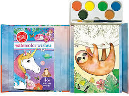 Watercoulor Wishes Painting Book By Klutz 6+