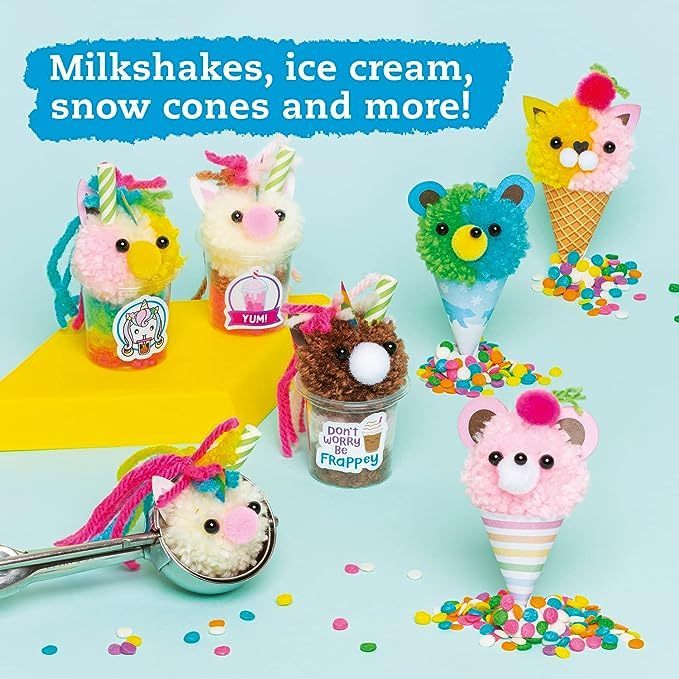 Mini Pom-Pom Food Animals Book by Klutz Books 8+