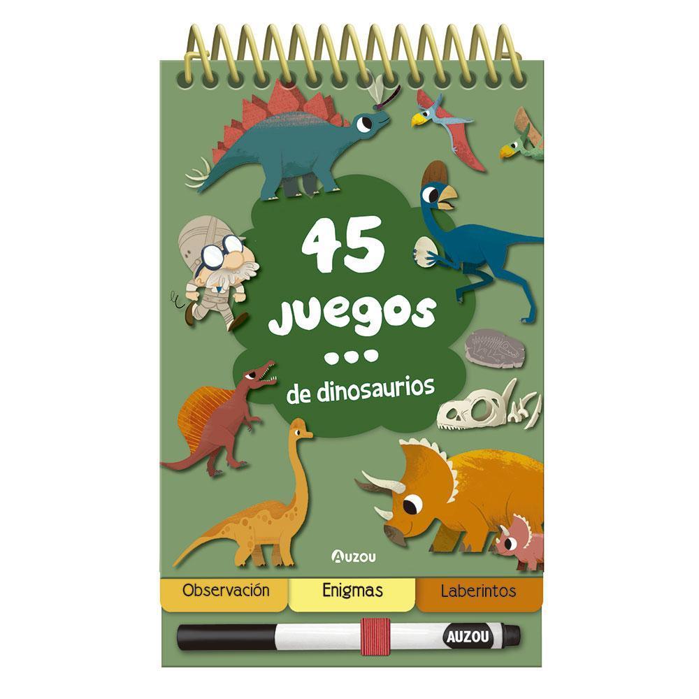 45 Dinosaurs Travel Games Book 5+