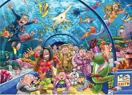 Wasgij Puzzle - Aquarium Antics 43 1000 piece