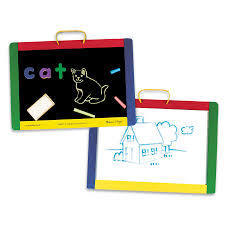 Magnetic Chalkboard/Dry-Erase Board 3+ by Melissa and Doug