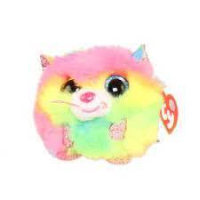 Gizmo The Cat Puffies Balls 8cm Ty Beanie Toy DOB October 6