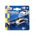 Fresh Metal 3 Inch Emergency Forces Police Helicopter Vehicle