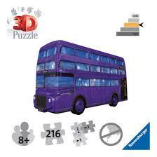 Harry Potter Knight Bus 3D Puzzle 216 Piece Jigsaw Puzzle 8+
