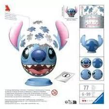 Stitch with Ears 3D Puzzle Ball 72 Pieces Jigsaw Puzzle 6+