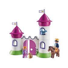 Playmobil 1.2.3 Castle with Stackable Towers Play Set 9389 18m