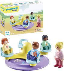 Playmobil 1.2.3 Number-Merry-Go-Round Play Set 71324 12m+