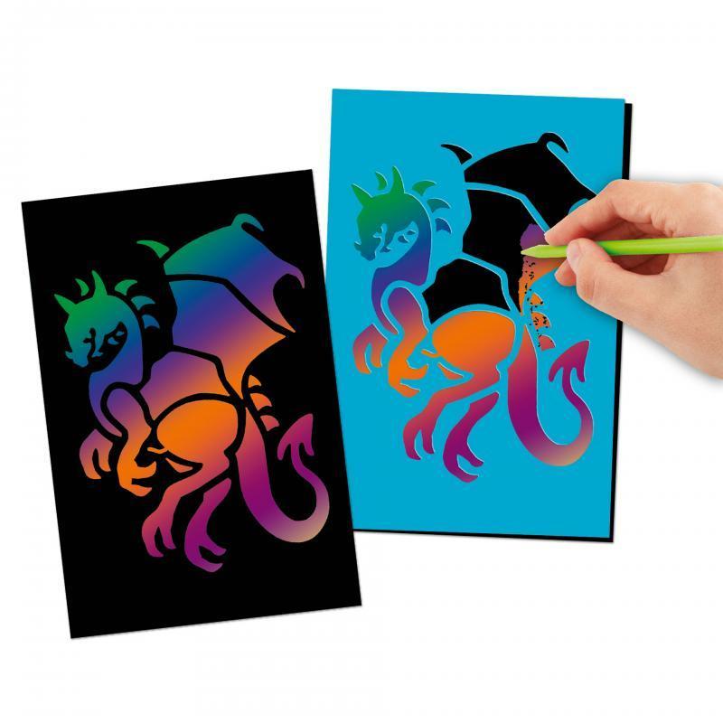Dino World Magic Scratch Cards Dragons by Depesche 11078_A