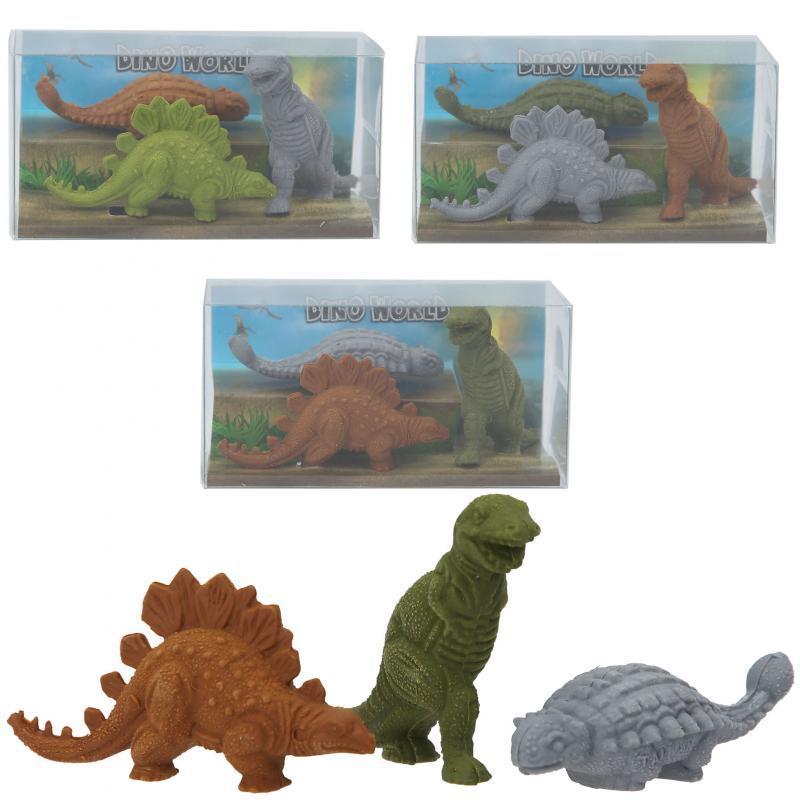 Dino World Eraser Set Dinosaurs by Depesche 411902_A