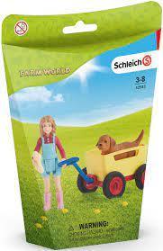 Schleich 42543 Farm World Puppy Wagon Ride 3+