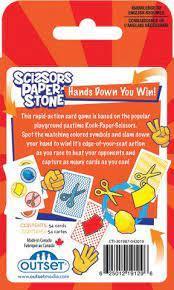 Scissors Paper Stone Card Game by Cheatwell Games 6+