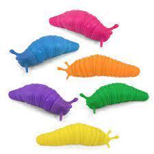 Fidget Slug Toy 19cm in Solid Colour 3+
