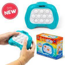 Light Up Push Time Popper Game in Blue By HGL 5+