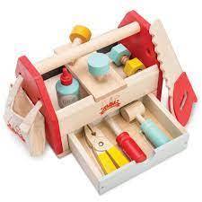 Wooden Tool Box By Le Toy Van TV476 3+