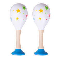 One Pair of Star Maracas Toy by Big Jigs Toys BJ934 Birth +