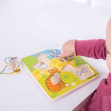 My First Pets Peg Puzzle By Big Jigs Toys 12m+