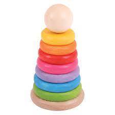 My First Rainbow Stacker 12m+ By Big Jigs Toys