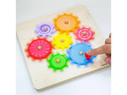 Wooden Gears and Cog Puzzle 10m+