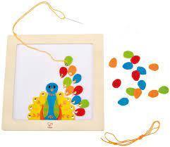 Proud Peacock Embroidery Wood Craft Kit 6+