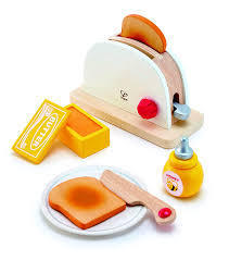 Wooden Pop Up Toaster Set by Hape E3148