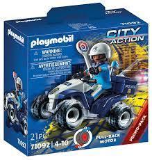 Playmobil City Action Police Quad Bike 71092 4+ Toy
