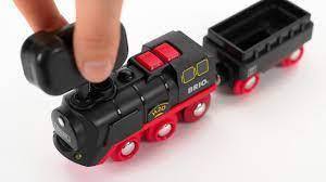 Brio Battery-Operated Steaming Train Engine 33884 3+