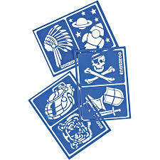 Snazaroo Adventure Stencils 6 Pack