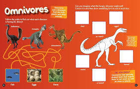 Dinosaurs Activity and Colouring Book by National Geographic 5+