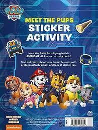 Paw Patrol Meet the Pups Sticker Activity