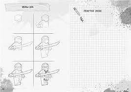 LEGO NINJAGO How to Draw a Ninja in Six Simple Steps