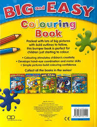 Big And Easy Colouring Books Tortoise 3+