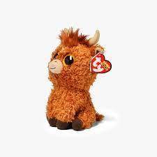 Angus the Highland Cow 24cm Ty Beanie Soft Toy December 29