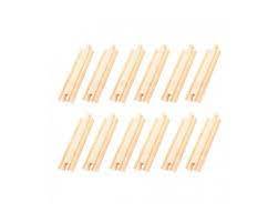 Medium Straights (Pack of 12) by Big Jigs Toys Rail BJT101-1