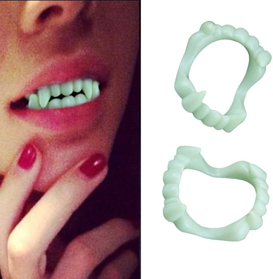 Glow In The Dark Monster Teeth Horror Fangs 5+