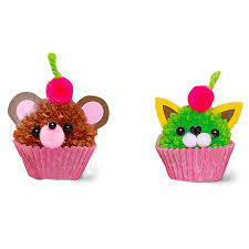 Mini Pom-Pom Food Animals Book by Klutz Books 8+