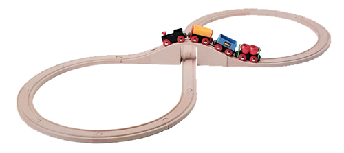 BRIO Viaduct Bridge for Wooden Train Sets 33351 3+